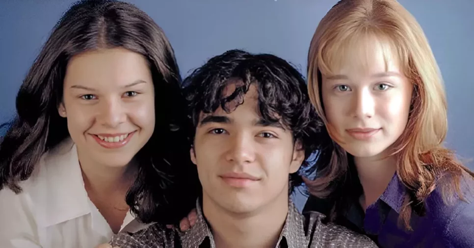 Fernanda Souza, Caio Blat e Mariana Ximenes em Andando nas Nuvens